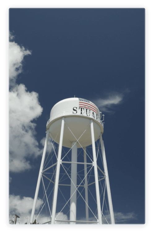 Photo of Stuart water tower